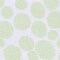 1 Yard Oscar de la Renta Off White & Greenery Circles Silk Gauze Lightweight Printed Fabric 56" Wide